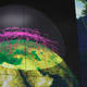 A computerized projection of space objects monitored by Russian space radar, Sofrino, Russia.